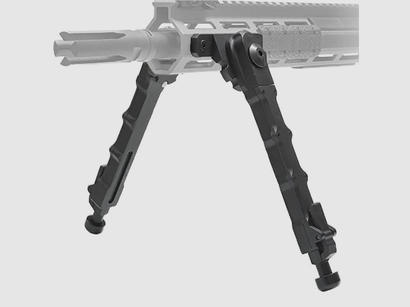 shoXx Bipod 7,5-9 pulgadas de aluminio M-LOK negro, imagen 6 de 6
