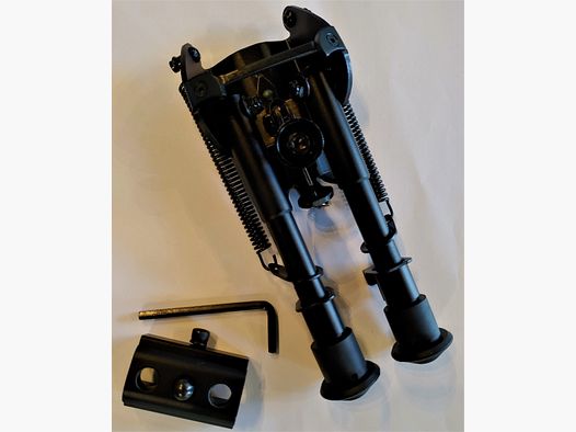 Bipod, nogi regulowane na 6 punktów regulacji na szynę dodatkowo adapter na bączka