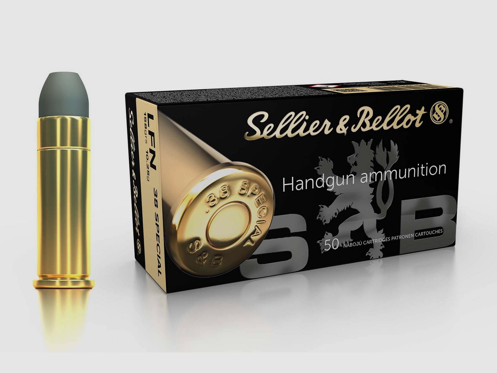Pistolenpatronen Sellier & Bellot 357 SIG JHP, Bild 10 von 15