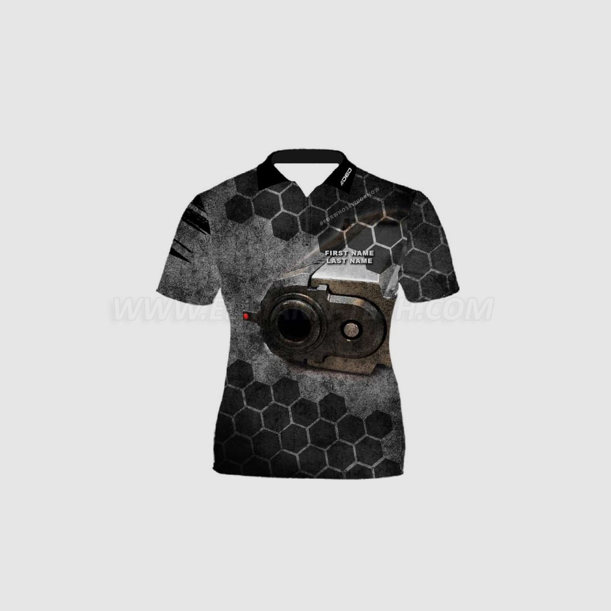 DED CZ BLACKHEX Casual T-Shirt, Größe: 4XL, Benutzerdefinierter Name: Mit Benutzerdefiniertem Namen, Bekleidungsart: Damen, Bild 3 von 3