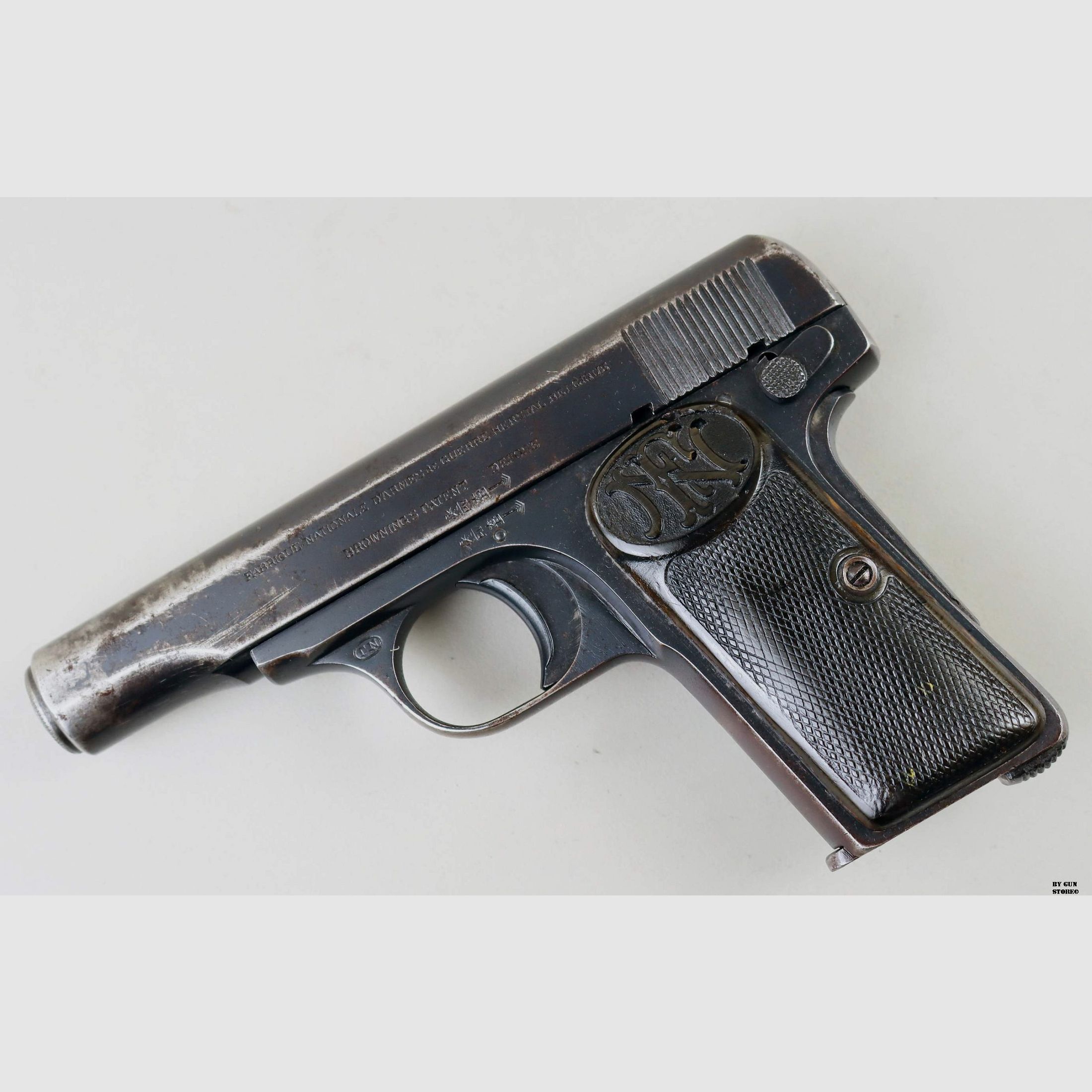 Pistool Fabrique Nationale F.N. mod. 10 kal. 7,65 mm ser. nr. 206126, afbeelding 2 van 7