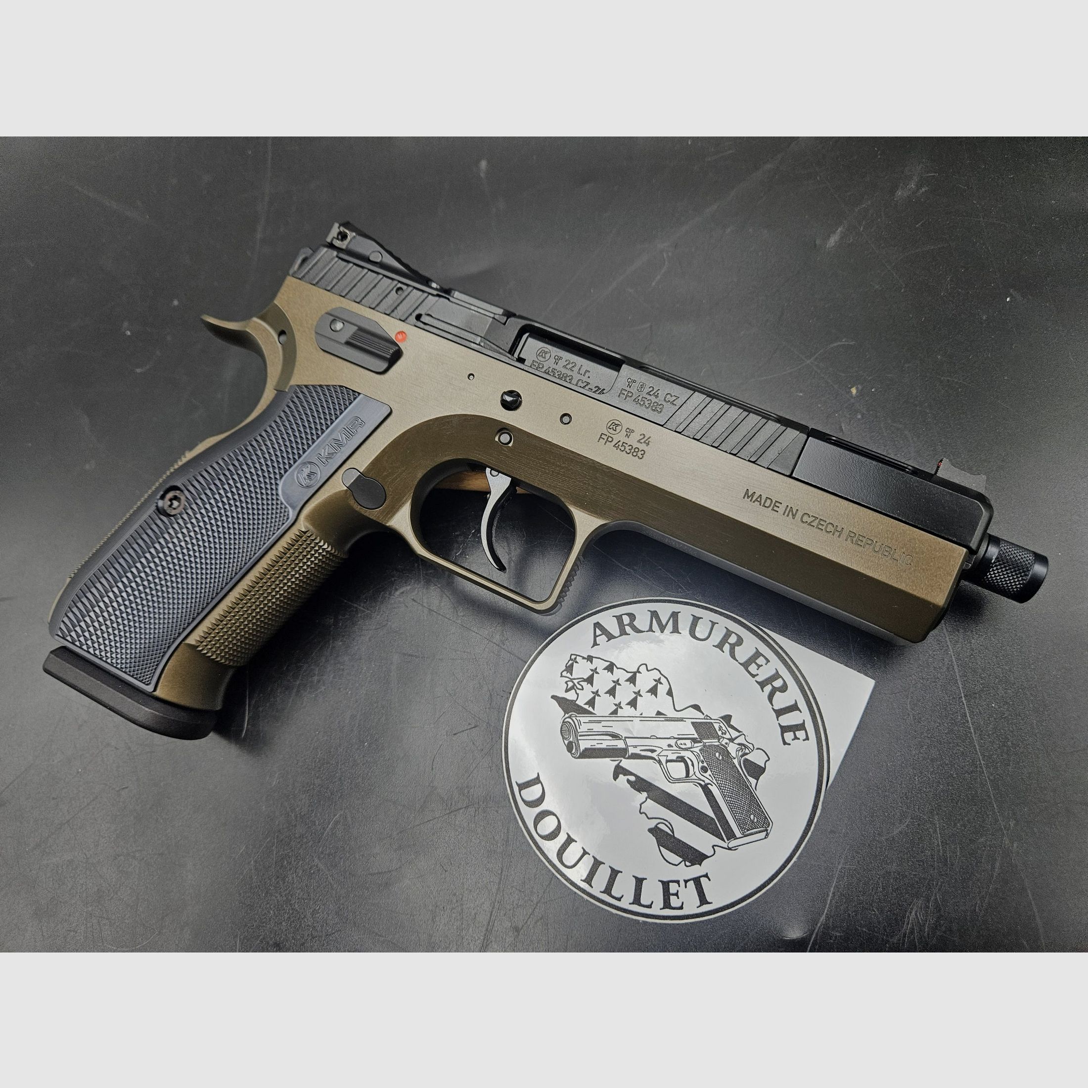 Pistole KMR S-02 Kaliber 22LR Gewinde und Optik bereit, Bild 5 von 12