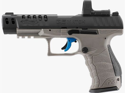 Umarex Walther Q5 Match Combo 4.5mm (.177), Diabolo, CO2