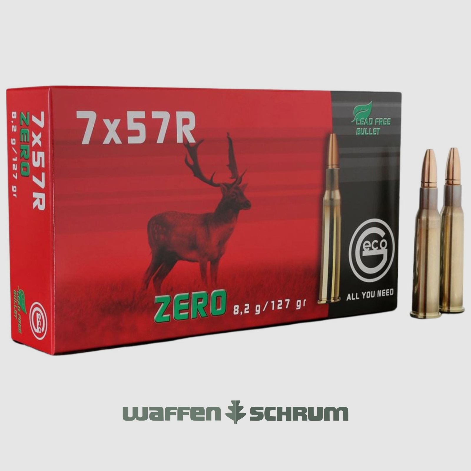Geco Zero 8,2g - 127gr 7x57R