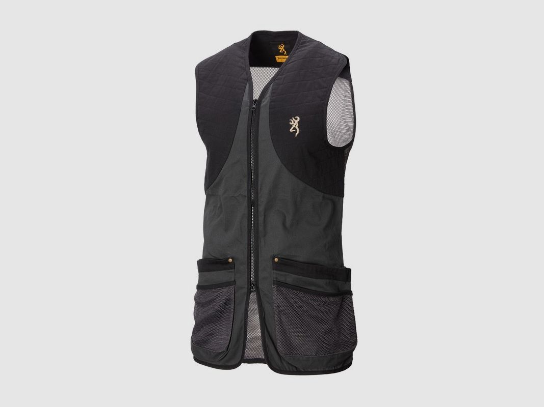 BROWNING GILET DE TIR CLASSIQUE GRIS FONCÉ, image 1 sur 2