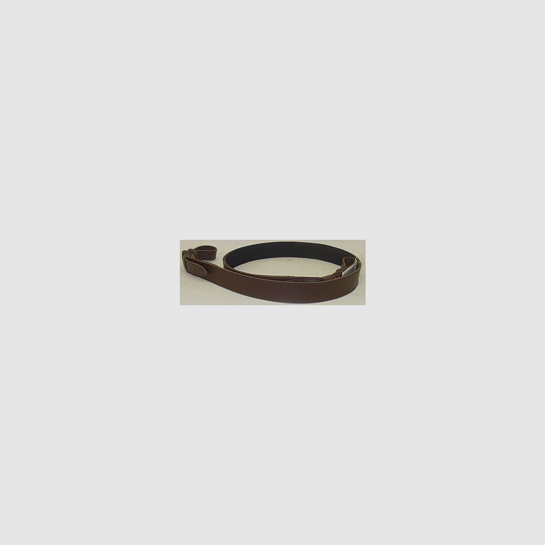 Leder mit Gummiunterlage - 31 mm breit, Oberfläche glatt
