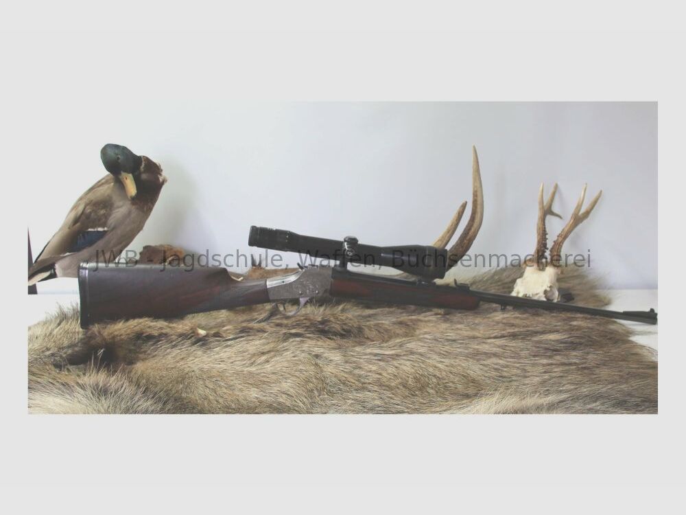Carabina Stoermer con cañón octogonal 6,5x68R