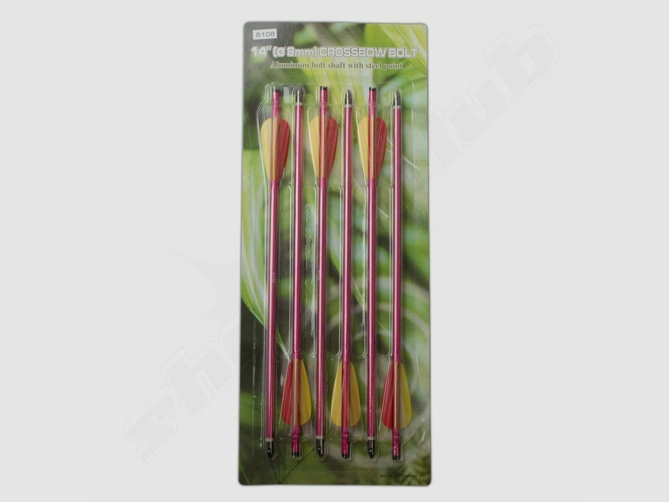 BUCHNER Ingrosso Dardi per Balestra 14 pollici in alluminio rosso (36 cm)