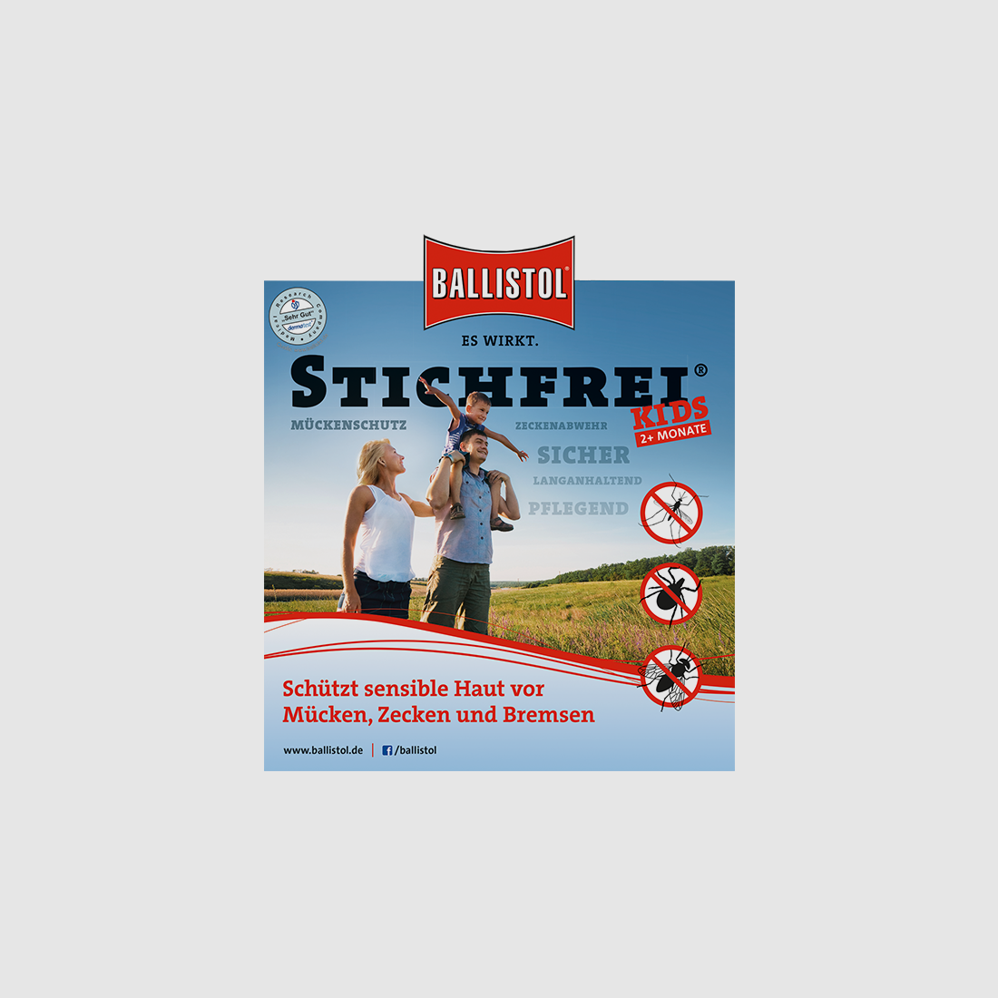 BALLISTOL Stichfrei Kids Lotion, Tube 125 ml, Bild 2 von 2