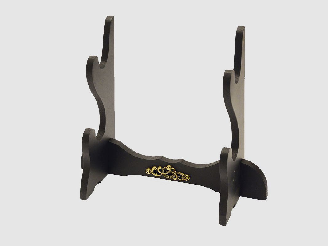 Supporto per spade in legno per 2 katana