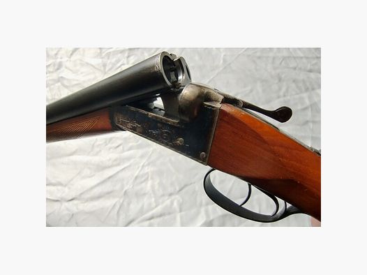 KLASSISCHE DOPPELFLINTE IM ENGL. STIL, HERST.: FIRE ARMS URBIOLA, OHNE MODELLANGABE, KAL. 12/70
