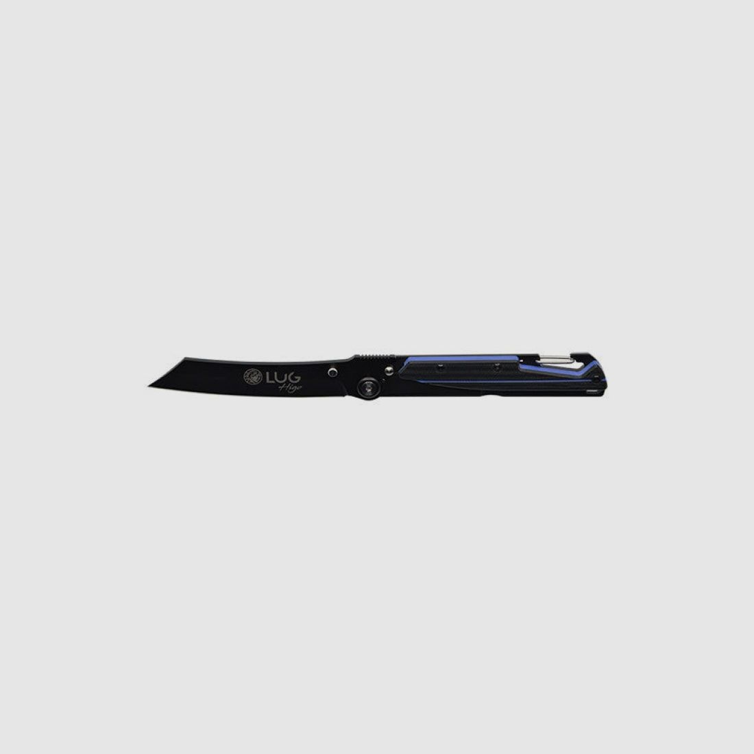 Coltello da tasca Lug SP3T - 19,5 cm Nero/Blu, immagine 5 di 30