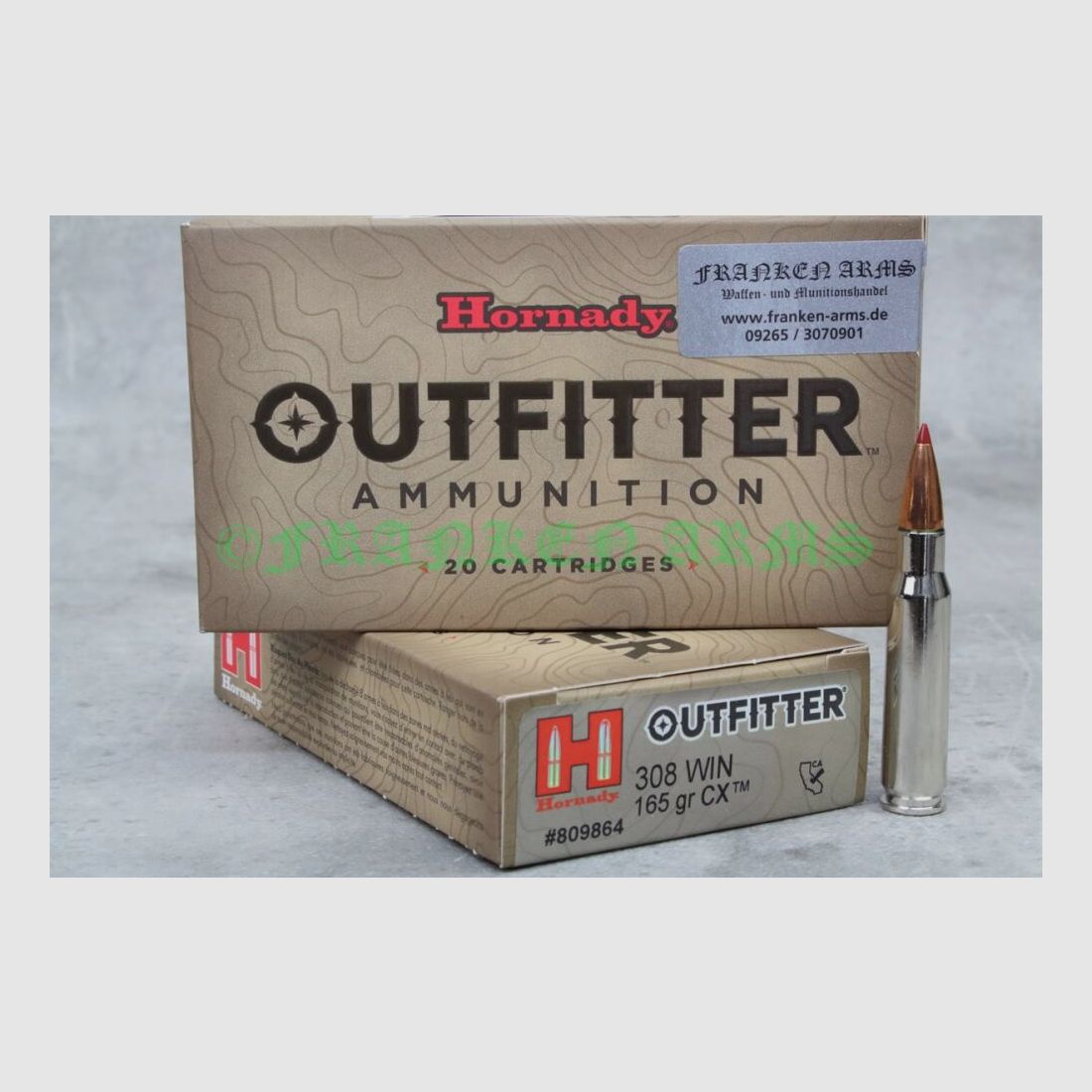 Hornady Outfitter CX .308 Win. 165gr. 10.7g 20 bulk prices