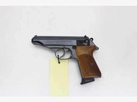 Walther PP pistol with KN grip scales 7.65mm Browning