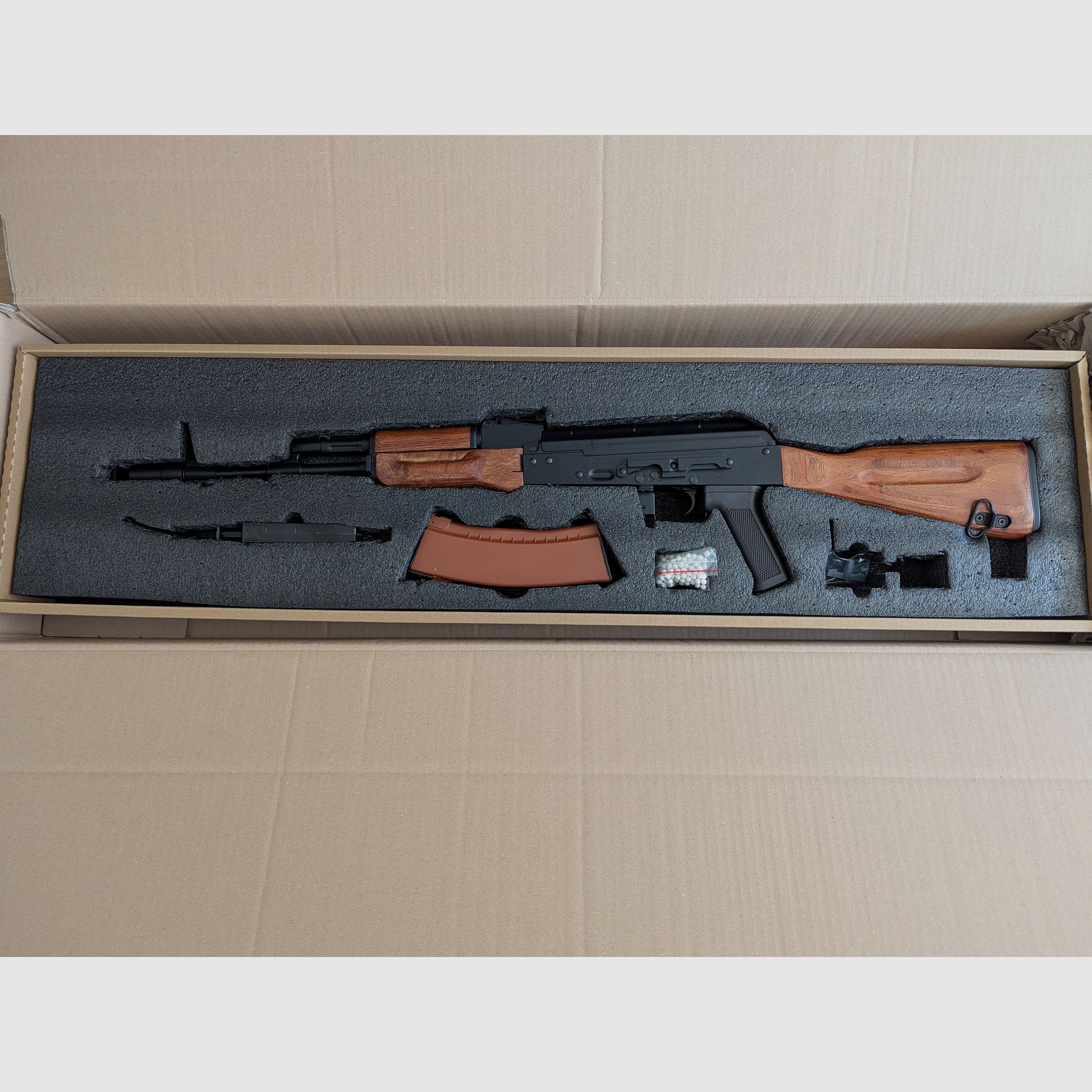 Begadi AK-74 Sport S-AEG mit Begadi CORE EFCS / Mosfet, Echtholz Festschaft