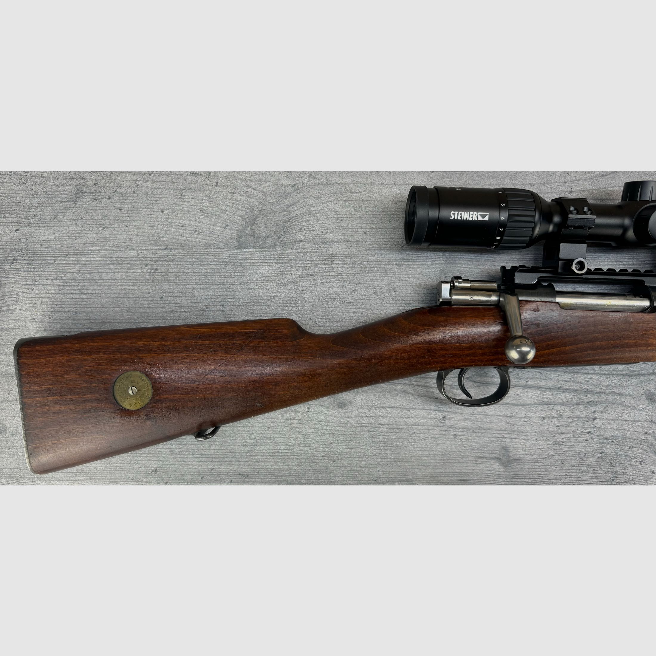 Carl Gustaf/ Husqvarna M/38 6.5x55mm with Picatinny + Steiner Ranger 4