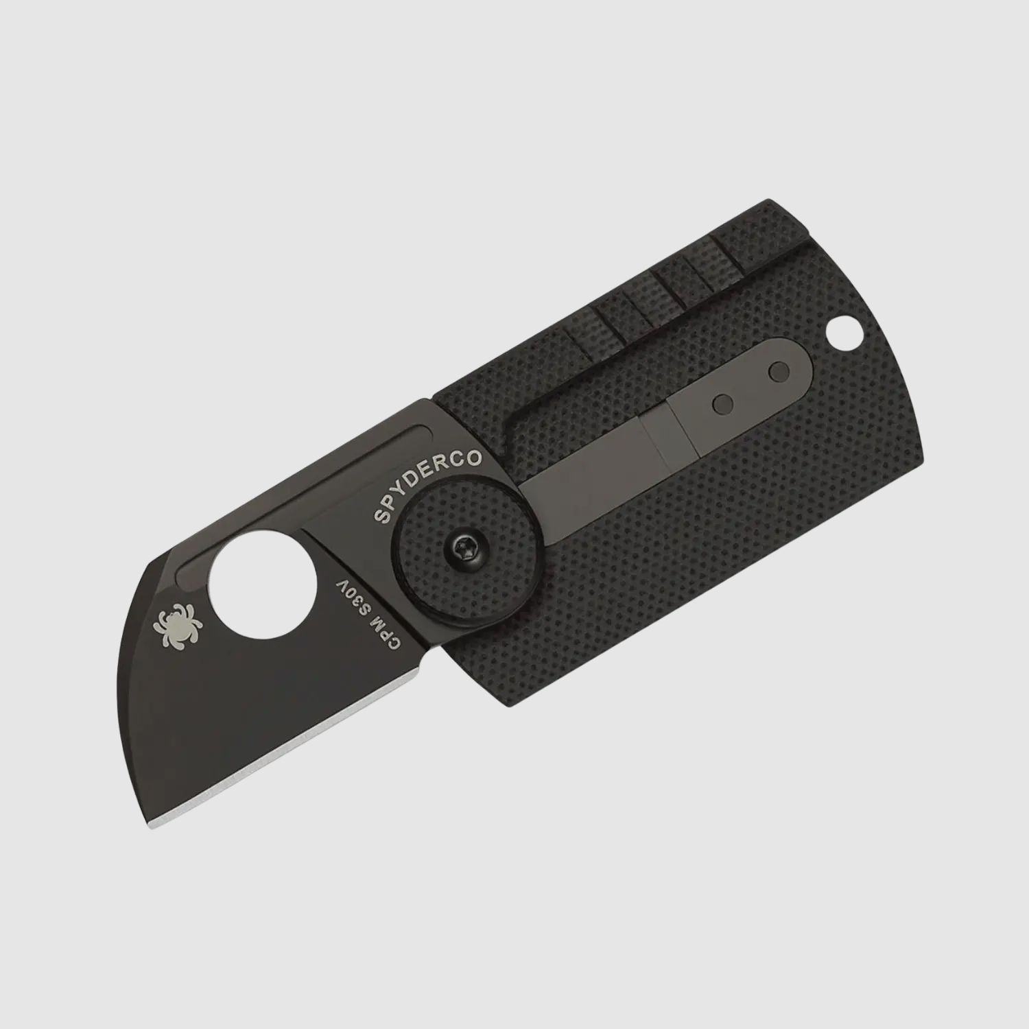 Spyderco Dog Tag Folder CF Kohlefaser I G10