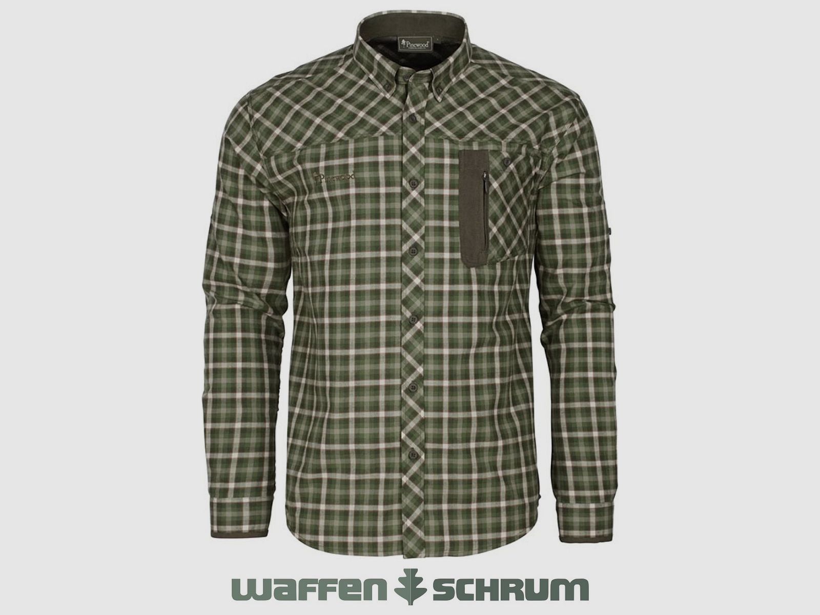 Pinewood Hemd Wolf Shirt Offwhite Brown