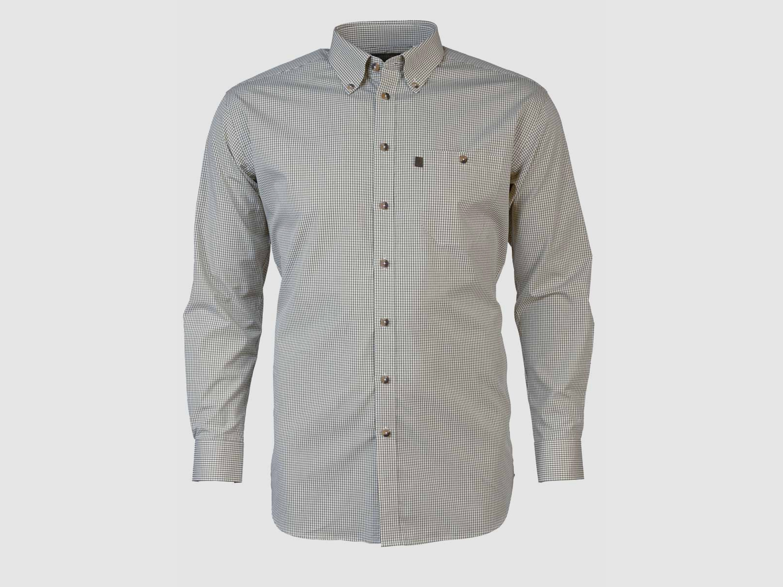 Böcker Hemd Easy Care Comfort Fit Olive kariert