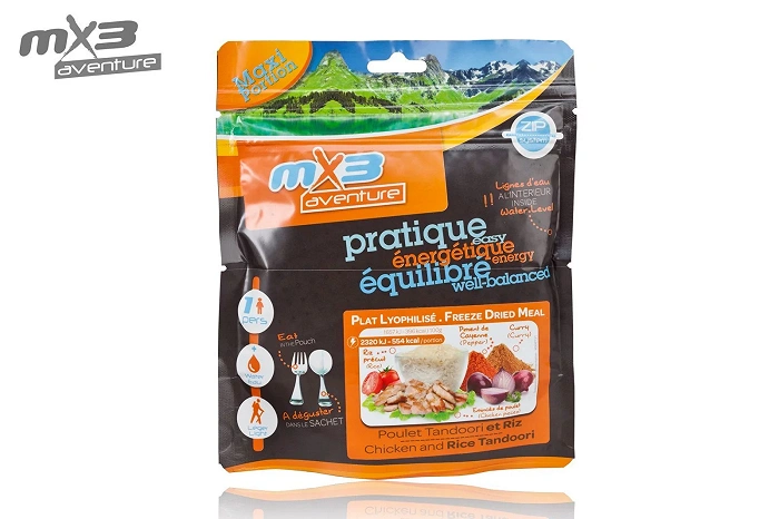 Freeze-dried meal MX3 Aventure – Tandoori chicken with rice, image 1 of 2