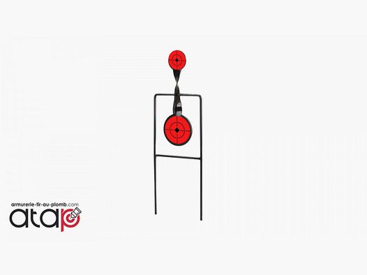 Cible 2 objectifs 5.5 et 9 cm pour calibre 22 LR