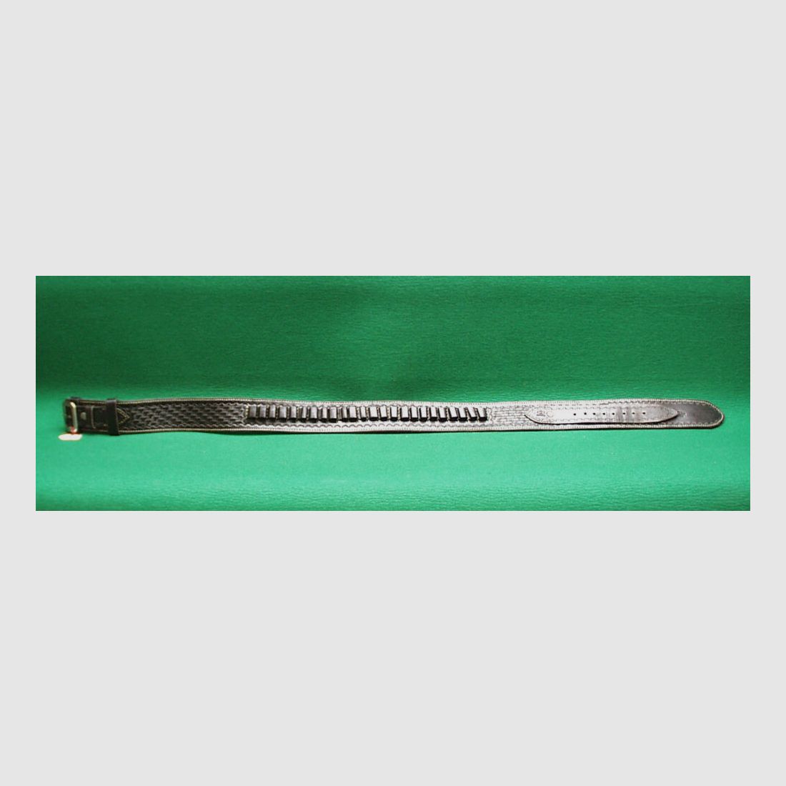 Custom Made Leder - Gürtel, schwarz, Breite: 6cm