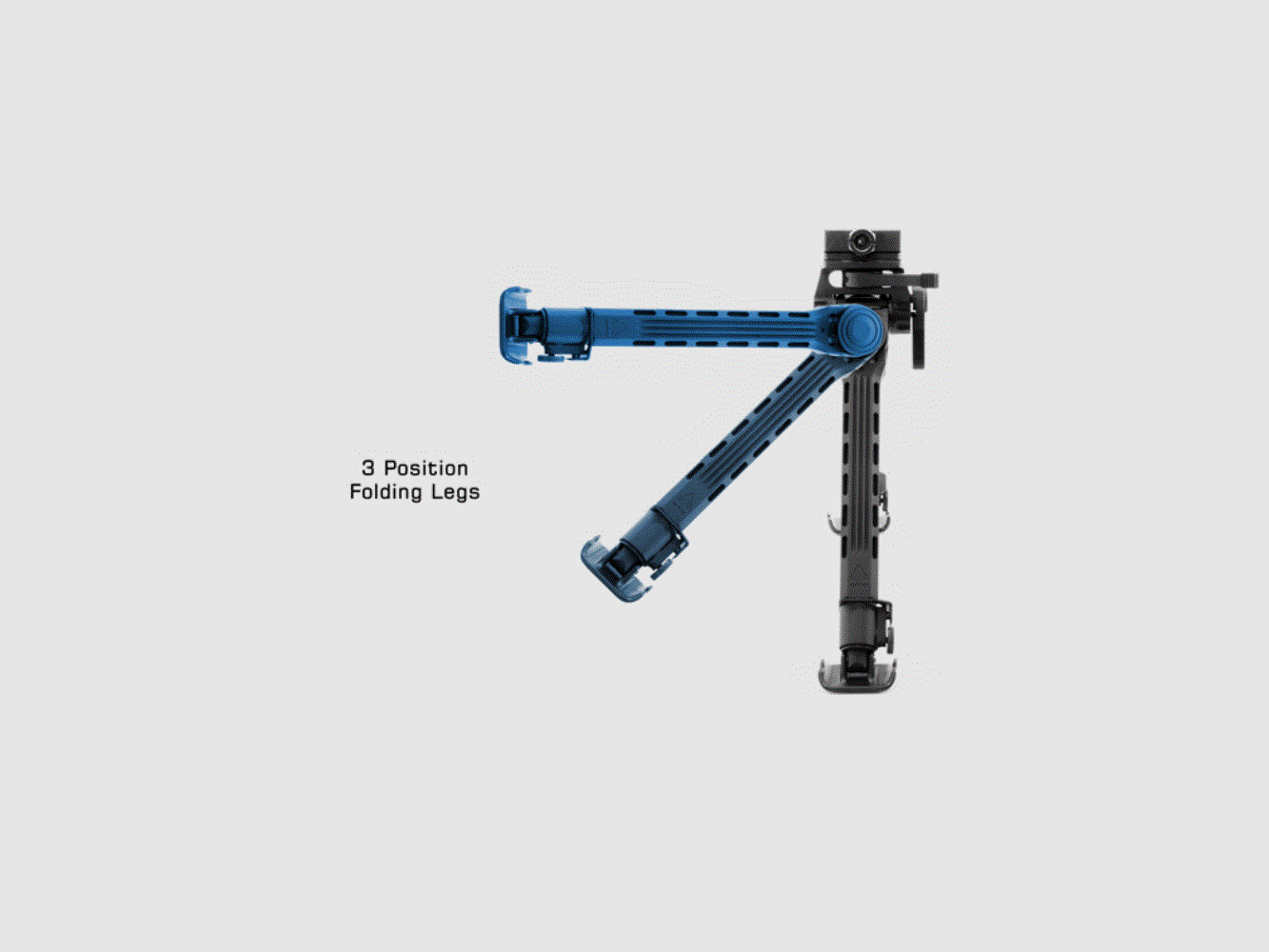 UTG Big Bore Full Stability Bipod, 9″-14″ Center Height