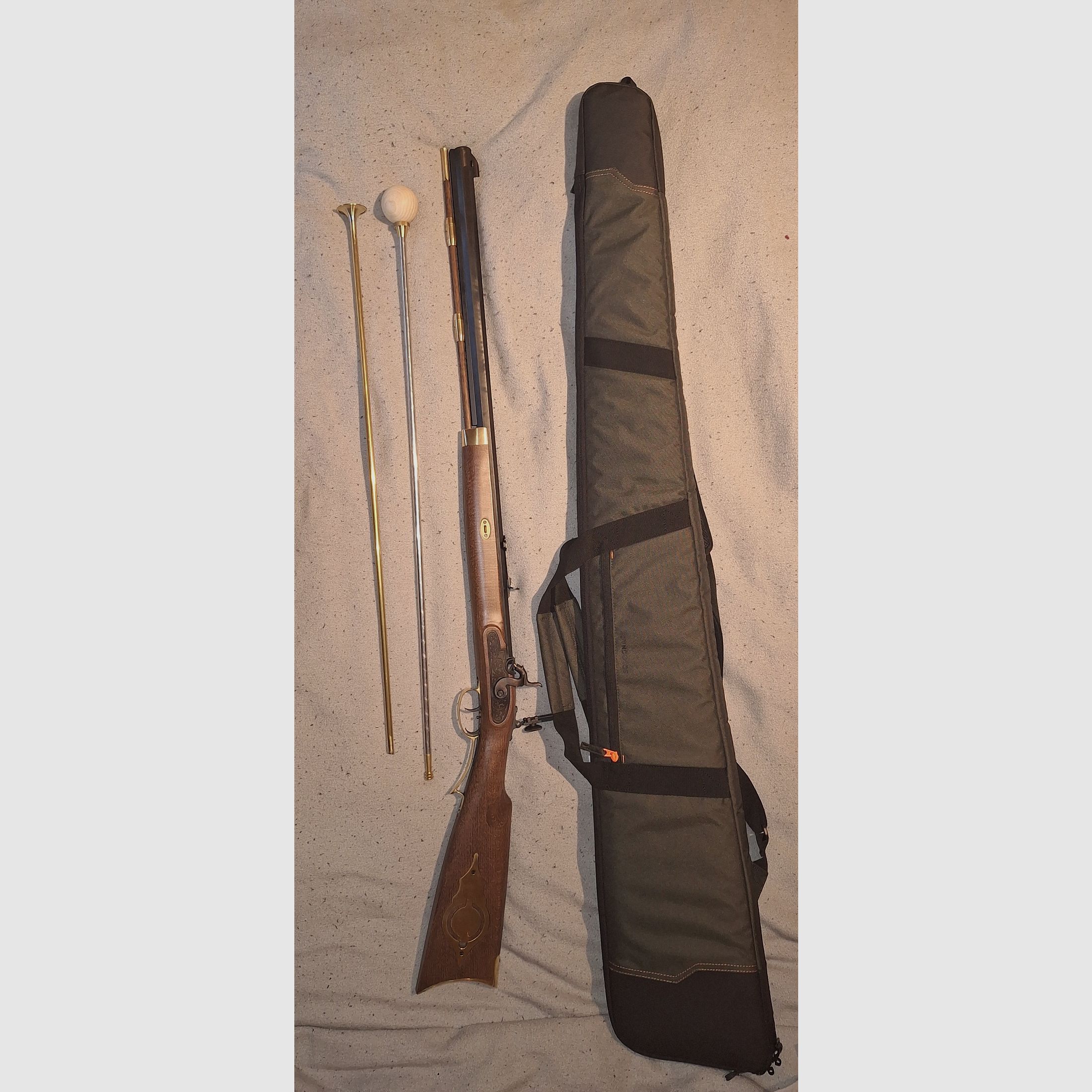 Front loader Hawken in LEFT HAND Complete equipment from A-Z ideal for beginners......AU CH TRADE FOR CROSSBOW OR FIELD TARGET RIFLE