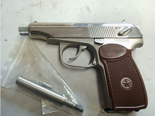 Baikal MP 654K CO2 Vollstahlwaffe 