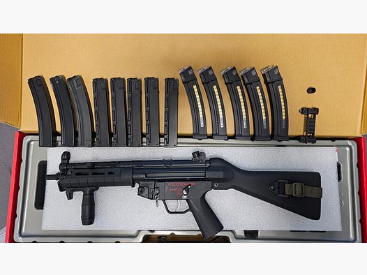 MP5 S-AEG 1,5 Joule Begadi CORE EFCS / Mosfet, PRO HopUp & 30K Mamba Motor