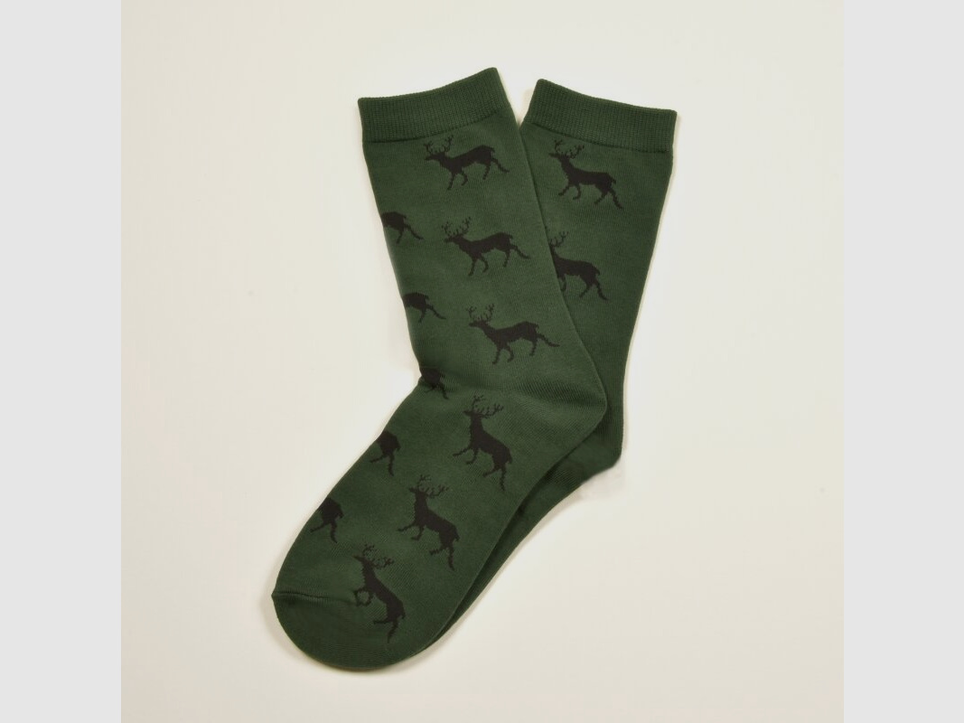 Tie dachshund socks deer