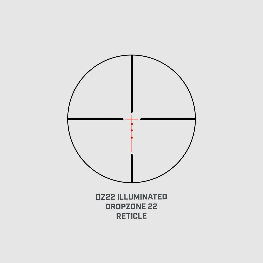 Bushnell richtkijker Rimfire 3-9x40 verlichte kruis Dropzone 22 SFP 25,4mm
