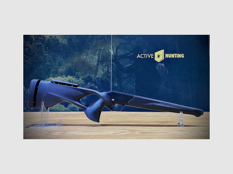 Blaser R8 Ultimate Schäftung / Schwarz-Braun / 17mm Kontur / verst. Schaftrücken & Schaftkappe