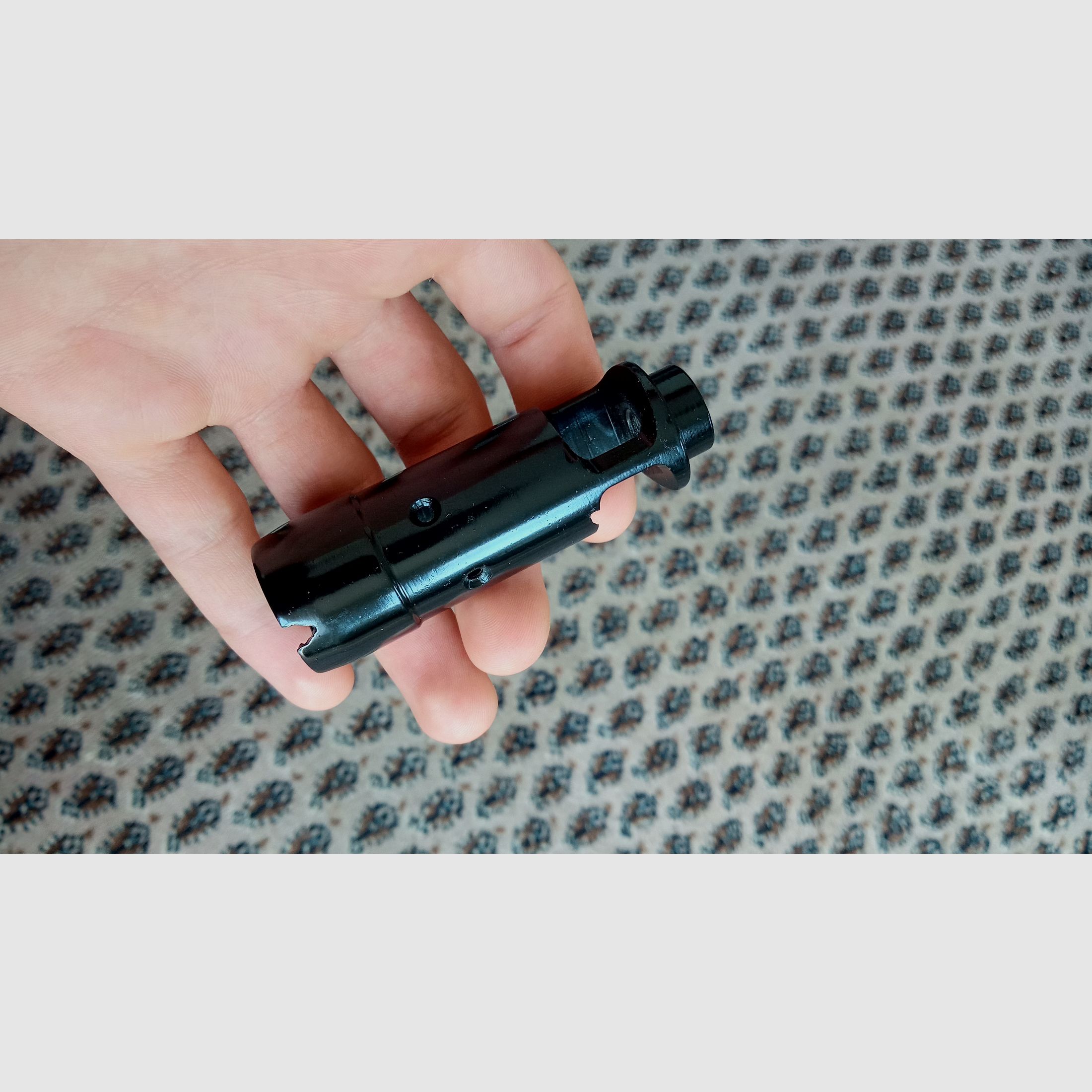 Tauchangebot: Wiesa 5,45/.223 Zick-Zack Flash Hider  gegen Arsenal Flash Hider // DDR NVA MPi AK74 24x1,5 mm Rechtsgewinde Mündungsbremse Mündungsfeuerdämpfer