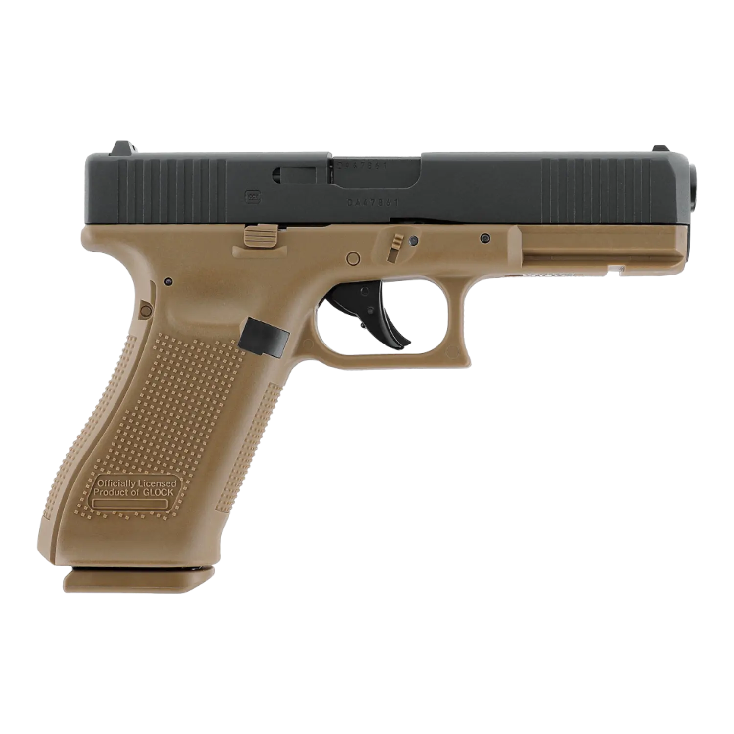 Glock 17 Gen5 BLK-COY CO2 pistool kaliber 4,5mm BB, afbeelding 1 van 2