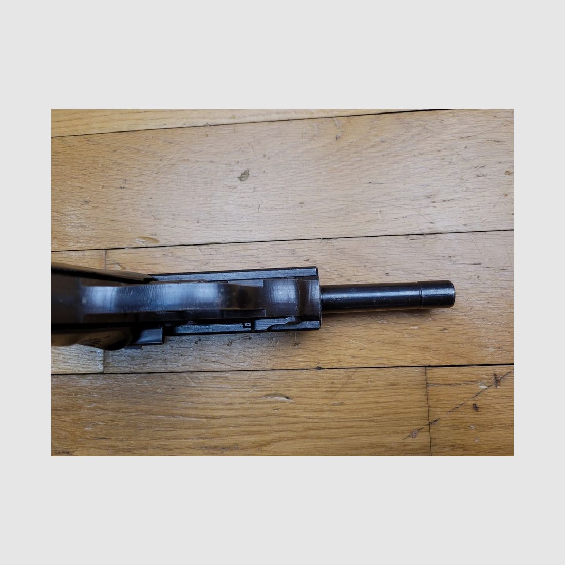 Sehr schöner Walther P38 Pistol – Seltene Mauser-Fertigung während der französischen Besatzung für Indochina – Seltenes Code SVW46 – Originalbrünierung – Mono-Seriennummer – TBE +, Bild 9 von 18