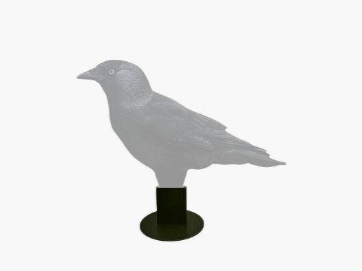 Steunen / Houder voor Silhouetpoppen, 6-Pack voor Duif, Kauw en Kraai
