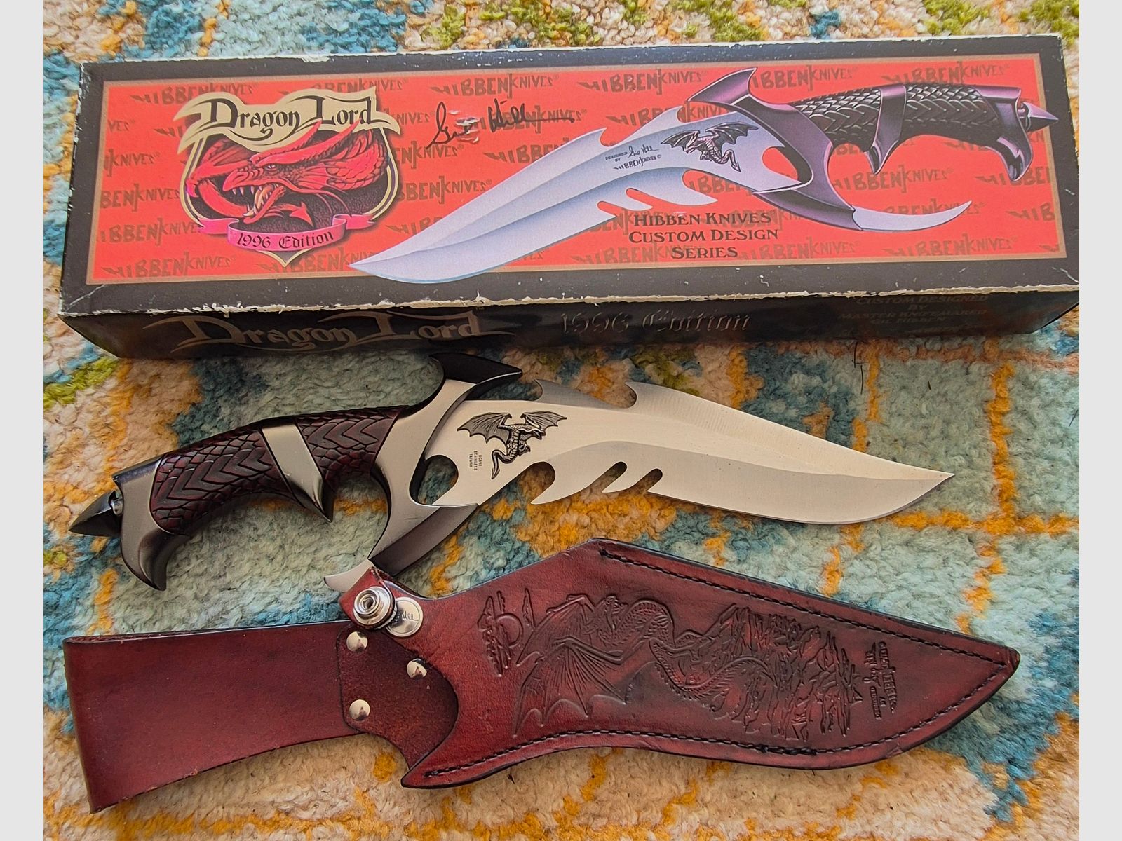 HIBBEN KNIVES COSTUM DESIGN SERIES Dragon Lord