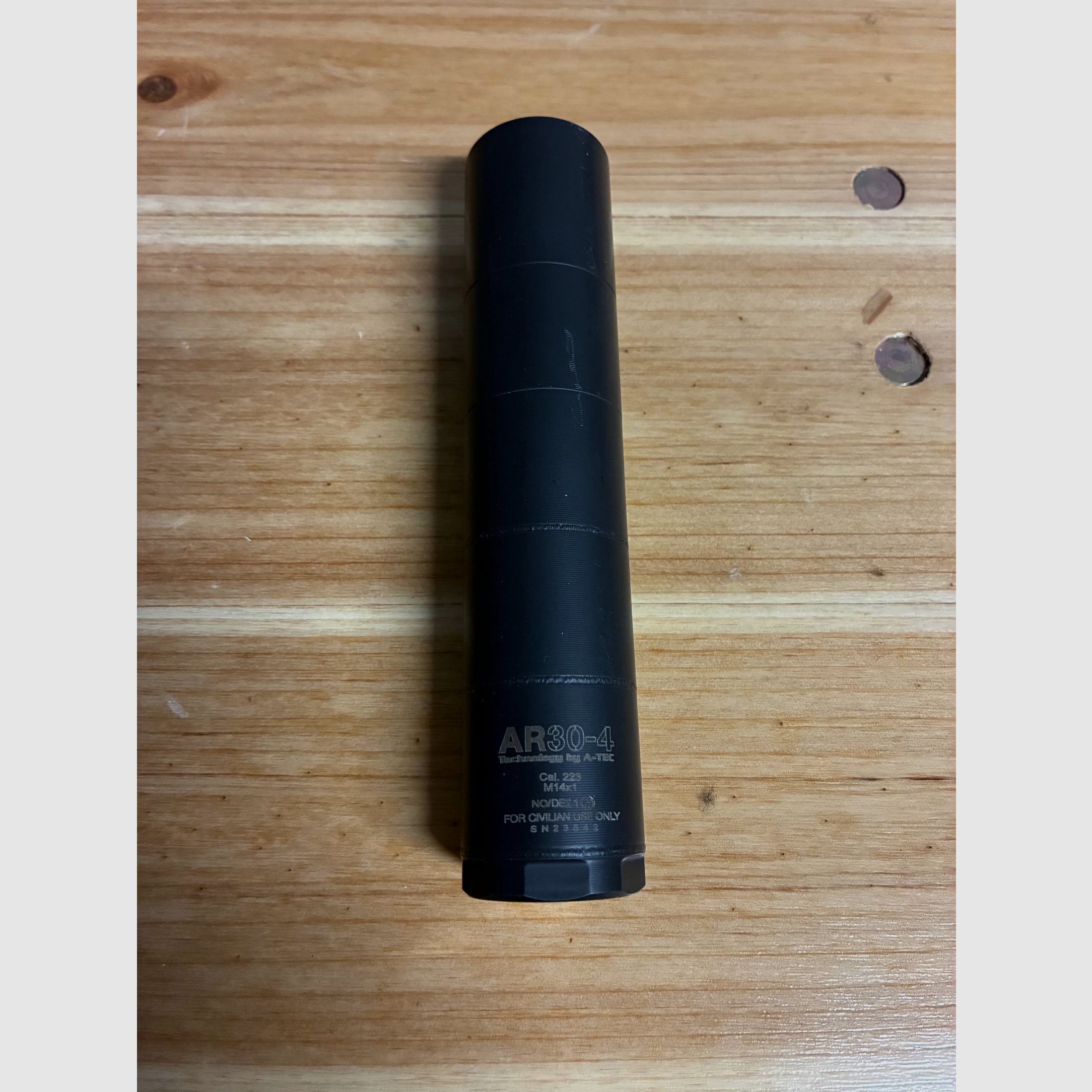 A - TEC AR30 - 4     Schalldämpfer für Kaliber .223 REM