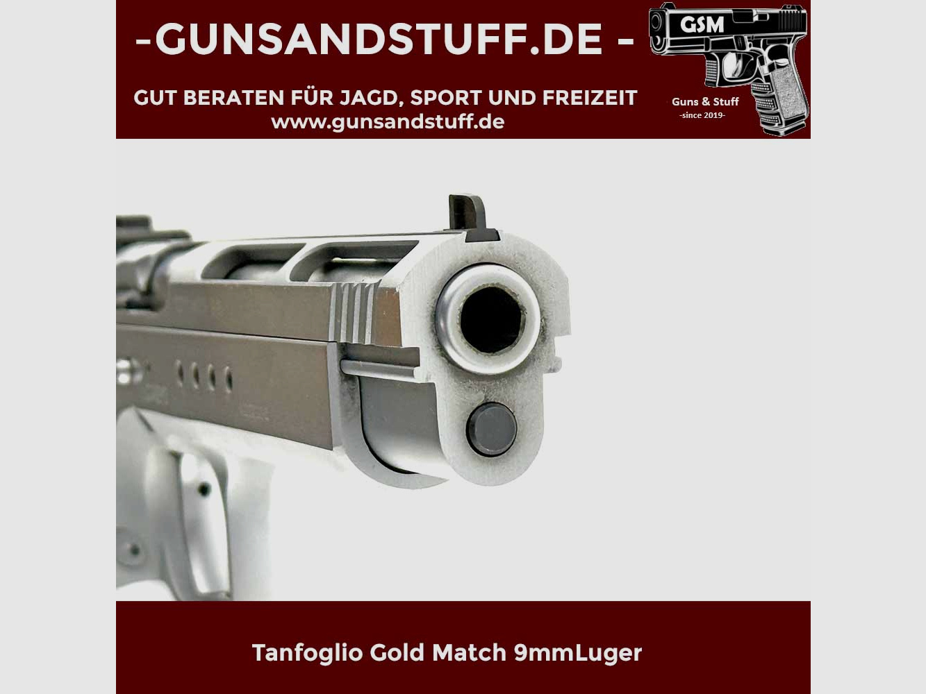 TANFOGLIO GOLD MATCH P19 9mmLuger