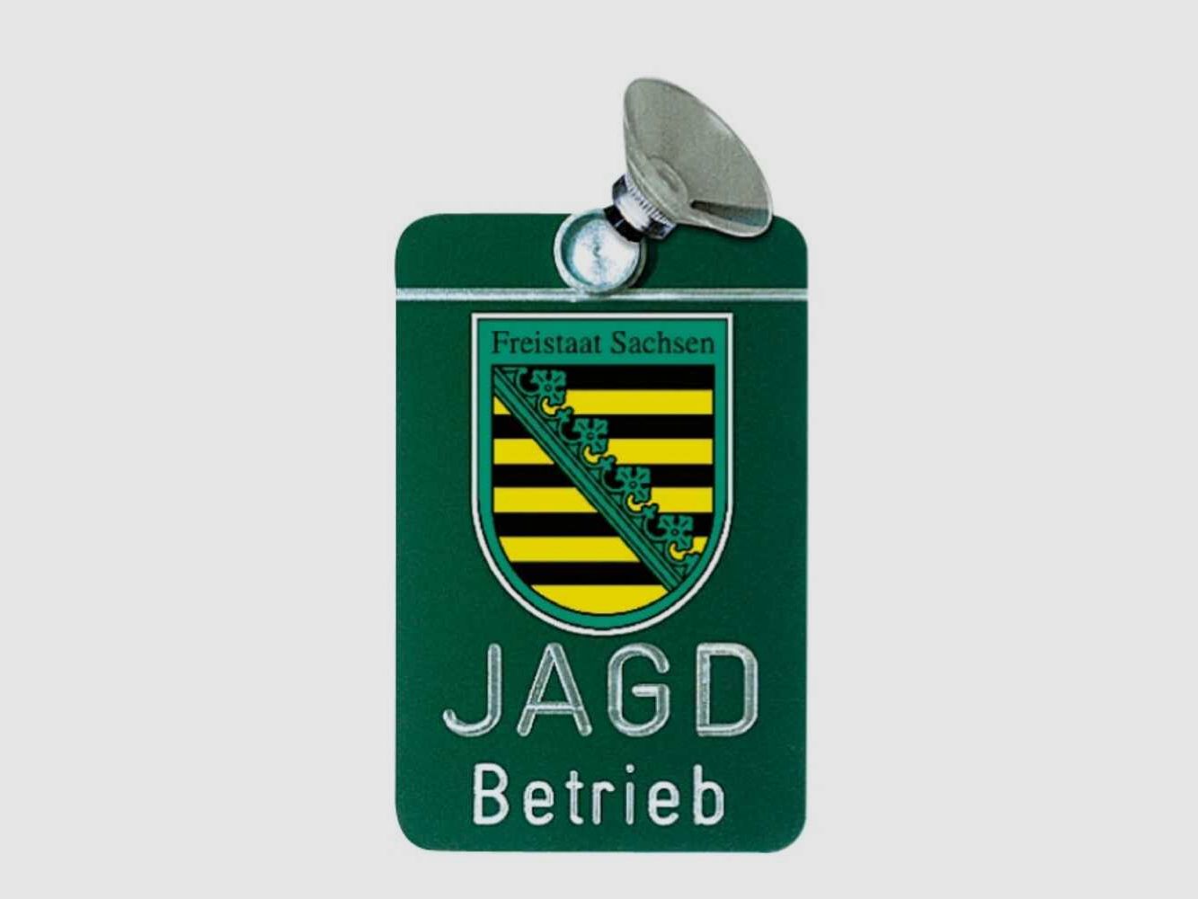 Autoschild "Jagdbetrieb" Dr. Gmünder