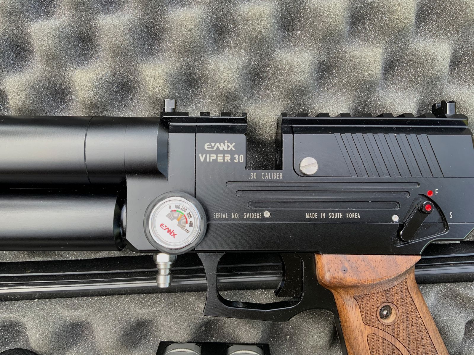 EVANIX Viper Cal 30 pistola ad aria compressa pistola ad aria PCP, immagine 5 di 6