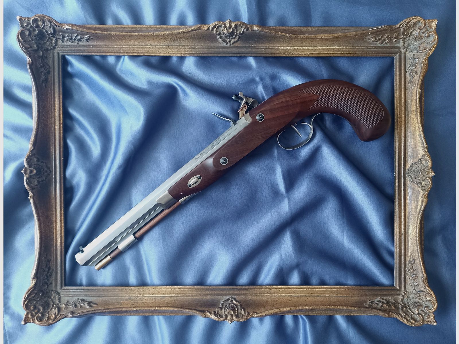 Charles Moore Steinschlosspistole Kal. .45 Perdersoli pistolet z lufą przednią