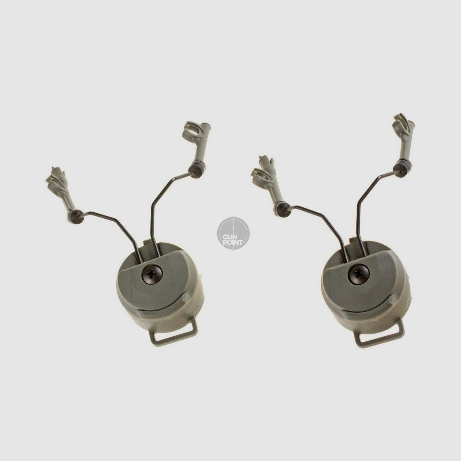 Adaptateur rail FMA pour casques Comtac - Vert feuillage