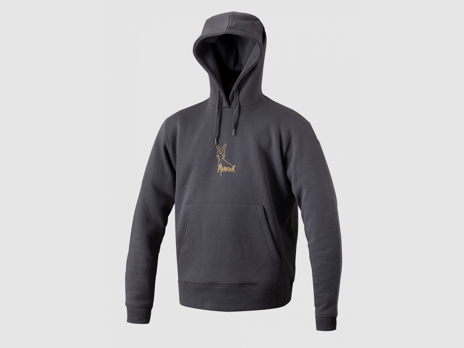 Hoodie Antraciet Markhor – ICONIC HOODIE – maat 2XL, afbeelding 1 van 2