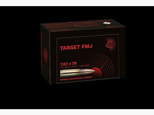 Geco 7,62x39 FMJ Target 124grs / 8,0g