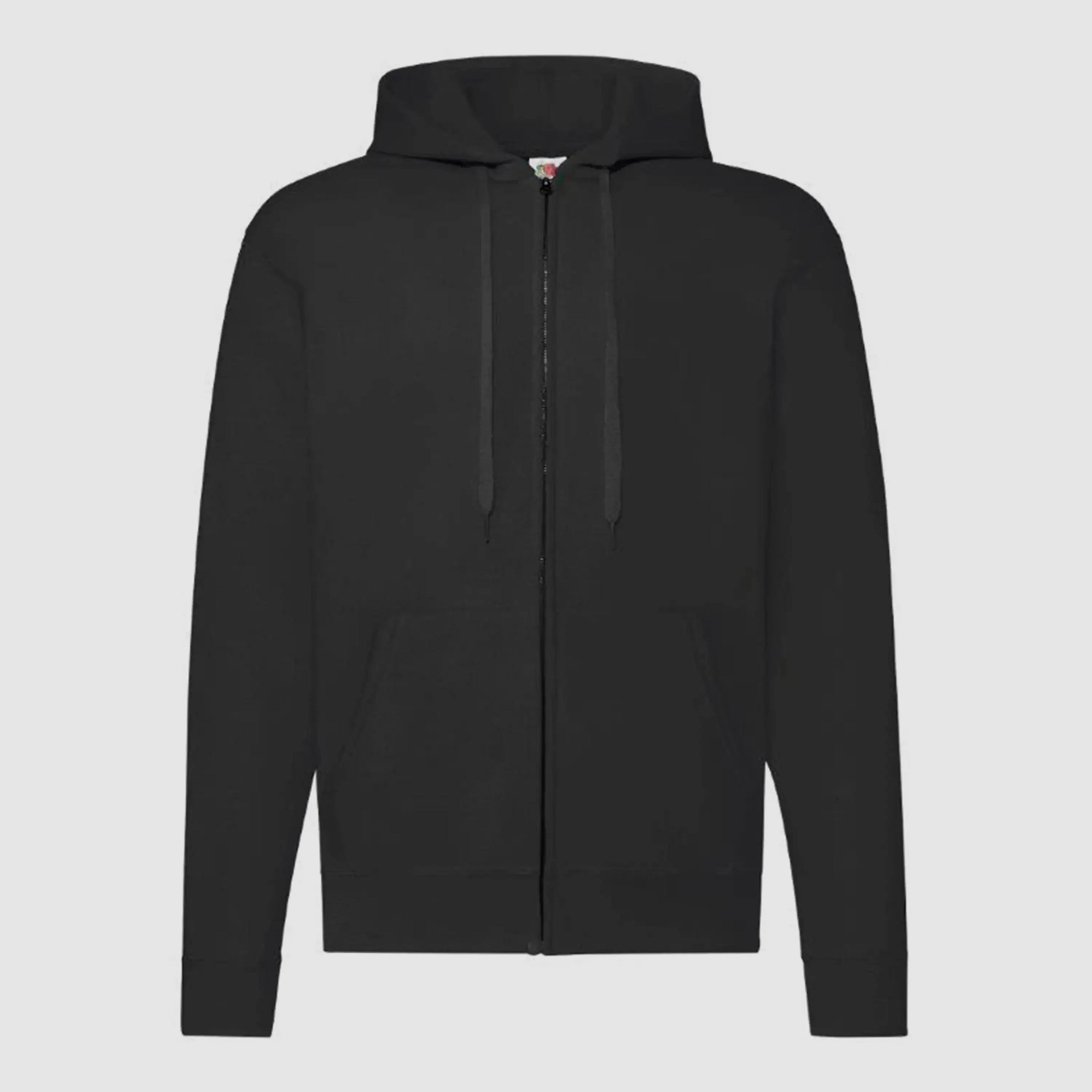 Fruit Of The Loom Classic Hooded Jacket - Black / S Men's