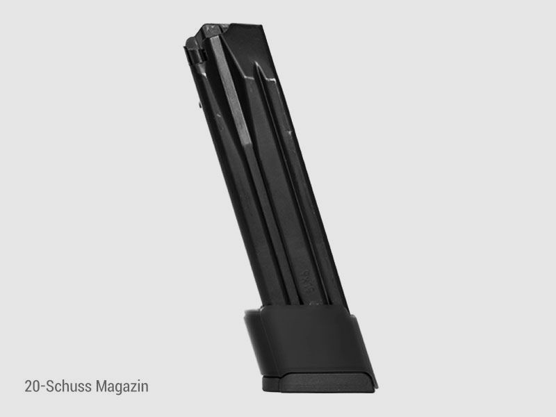 Heckler & Koch 9mm-Magazine für SFP9 15 Schuss für: SFP9-SK, P30-SK, schwarz