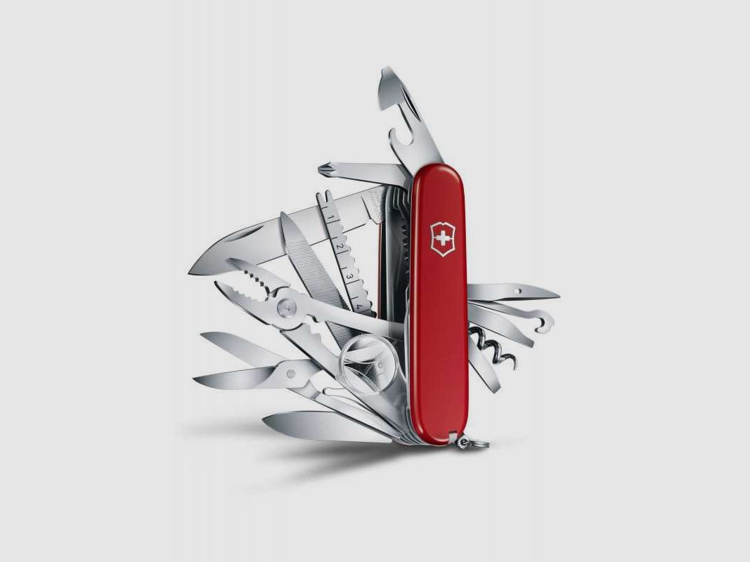 Victorinox Offiziersmesser, SwissChamp, rot, 33 Funktionen