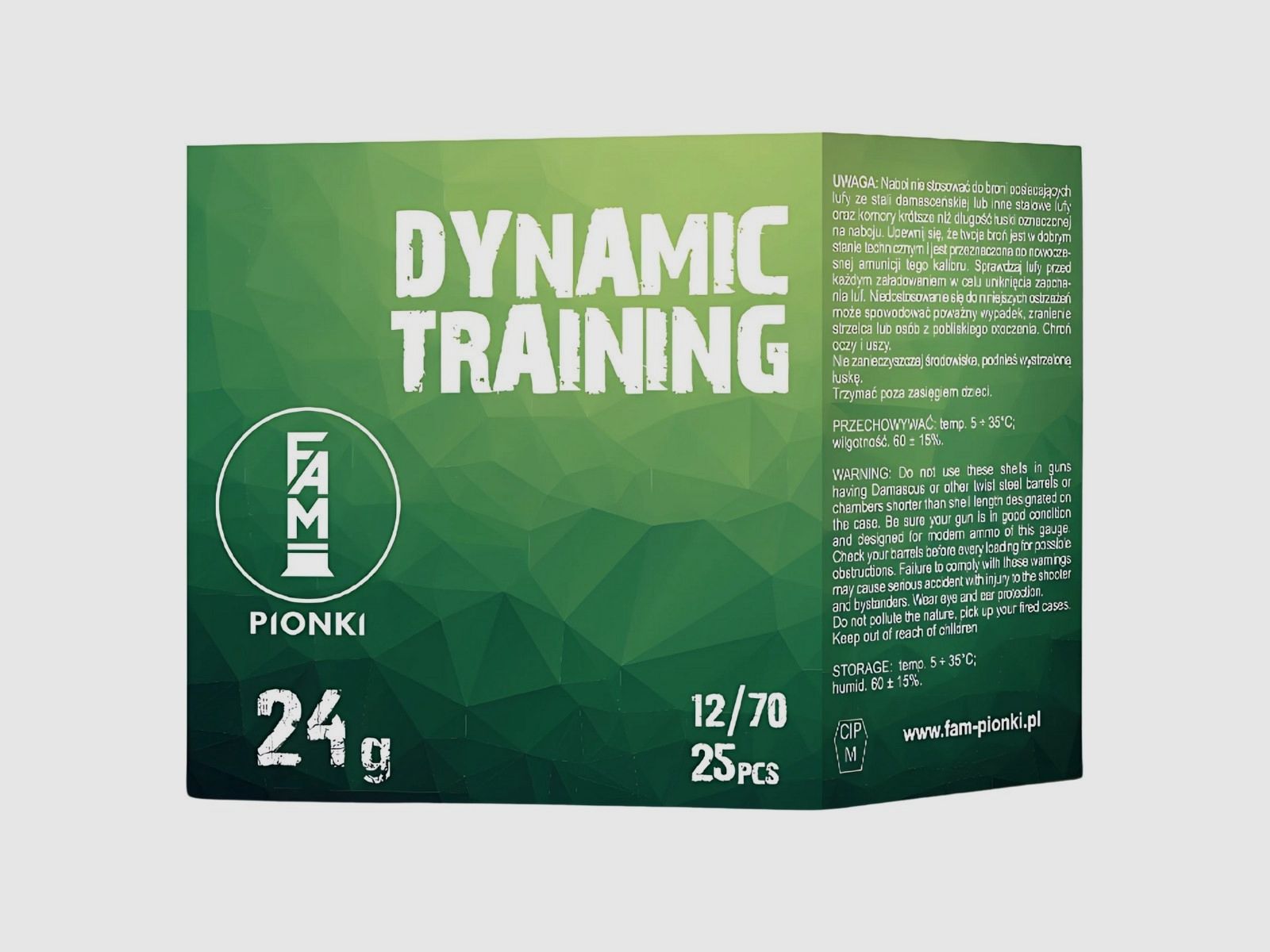 12/70 FAM - Pionki Dynamic Training 7,5 - 2,40 mm 24g, zdjęcie 1 z 2